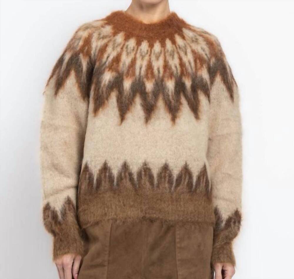 NEW ISABEL MARANT natania sweater in rust